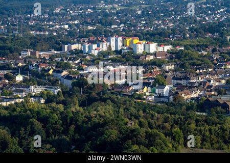 Complexe résidentiel Clarenberg, à Dortmund-Hörde, plus de 900 unités résidentielles, des années 70, NRW, Allemagne, Banque D'Images