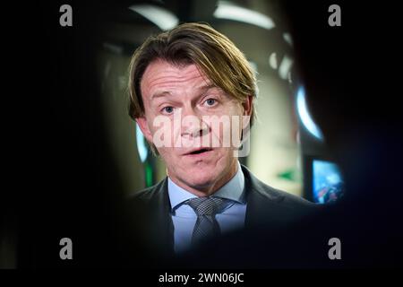 LA HAYE - informateur Kim Putters après les nouvelles séries de discussions avec les chefs de parti de la Chambre des représentants. ANP PHIL NIJHUIS pays-bas Out - belgique Out Banque D'Images