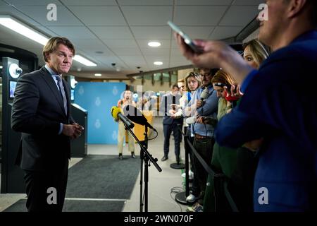 LA HAYE - informateur Kim Putters après les nouvelles séries de discussions avec les chefs de parti de la Chambre des représentants. ANP PHIL NIJHUIS pays-bas Out - belgique Out Banque D'Images
