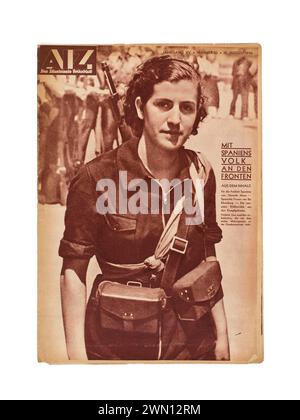 Arbeiter-Illustrierte-Zeitung ou AIZ (en anglais, The Workers Pictorial Newspaper) est un magazine illustré allemand publié entre 1924 et 1938 Banque D'Images