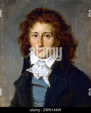 François Pascal Simon Gérard, 1770 – 1837, était un peintre français éminent, peinture à l'huile par l'artiste français Baron Antoine Jean gros, date : CA. 1790 Banque D'Images