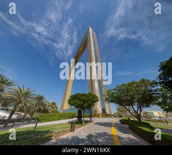 Une photo du Dubai Frame. Banque D'Images