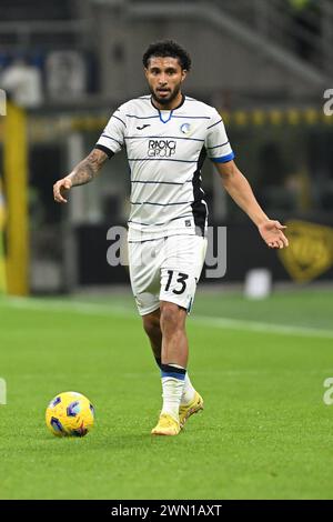 Ederson d'Atalanta BC lors du match de football italien Serie A entre l'Inter FC Internazionale et Atalanta BC le 28 février 2024 au stade Giuseppe Meazza San Siro Siro à Milan, Italie. Photo Tiziano Ballabio Banque D'Images