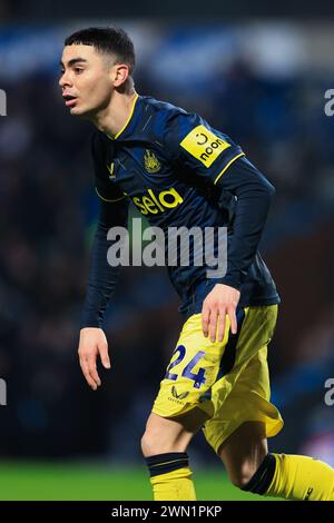 Blackburn, Royaume-Uni. 27 février 2024. Miguel Almiron de Newcastle United pendant le match de 5e tour du Blackburn Rovers FC contre Newcastle United FC Emirates FA Cup à Ewood Park, Blackburn, Angleterre, Royaume-Uni le 27 février 2024 crédit : Every second Media/Alamy Live News Banque D'Images