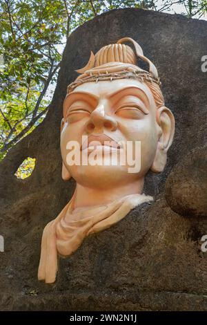 Sculpture Sangam Big Foot ancestral Goa Museum Loutolim Salcete Goa Inde Banque D'Images