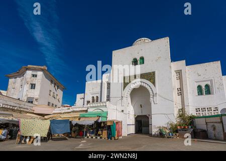 Tétouan, Maroc. 26 janvier 2024. Extérieur du City Central Market achevé en 1943 Banque D'Images