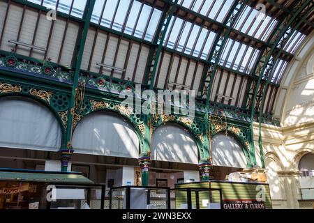 L'intérieur de la Bourse de maïs, Doncaster Banque D'Images