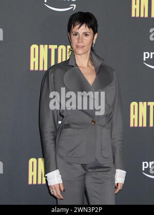 Rome, Italie. 29 février 2024. Rome, cinéma Barberini, photocall pour la série Prime TV 'Antonia'. Sur la photo : Chiara Martegiani crédit : Agence photo indépendante/Alamy Live News Banque D'Images