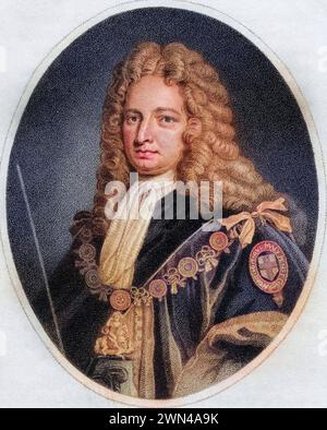 Robert Harley 1. Comte d'Oxford et comte Mortimer 1661 - 1724 Anglais Staatsmann / Robert Harley 1er comte d'Oxford et comte Mortimer 1661 - 1724 E Banque D'Images