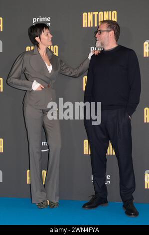 Chiara Martegiani und Valerio Mastandrea beim Photocall zur Amazon Prime Video Serie Antonia im Cinema Barberini. ROM, 29.02.2024 *** Chiara Martegiani et Valerio Mastandrea à la photocall pour la série Amazon Prime Video Antonia au Cinema Barberini Rome, 29 02 2024 Foto:XA.XM.xTinghinox/xFuturexImagex antonia 4230 Banque D'Images