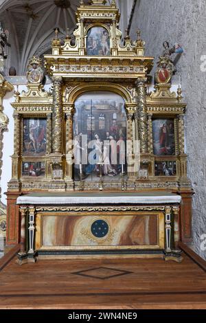 Cartuja de Santa Maria de Miraflores, gothique XVe siècle. Burgos, Castilla y Leon, Espagne. Banque D'Images