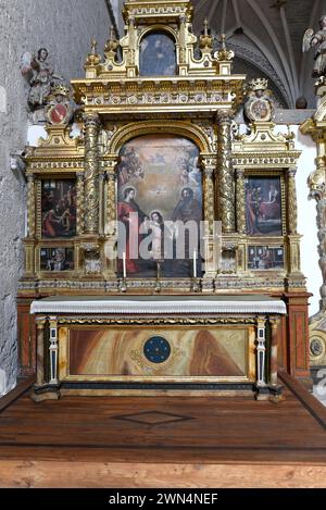 Cartuja de Santa Maria de Miraflores, gothique XVe siècle. Burgos, Castilla y Leon, Espagne. Banque D'Images