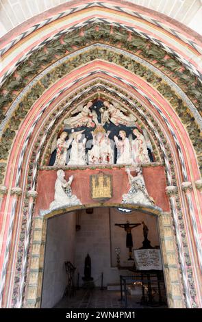 Cathédrale Santa Maria de Burgos (gothique, renaissance et baroque, 13-18ème siècle). Chapelle du corpus christi (XIVe siècle). Burgos, Castilla y Leon, Spa Banque D'Images