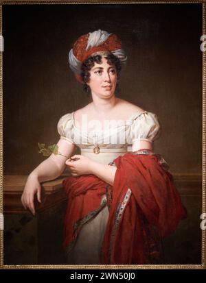 Madame de Staël, Hacia 1818-1849, Marie-Éléonore Godefroid (1778-1849) Banque D'Images