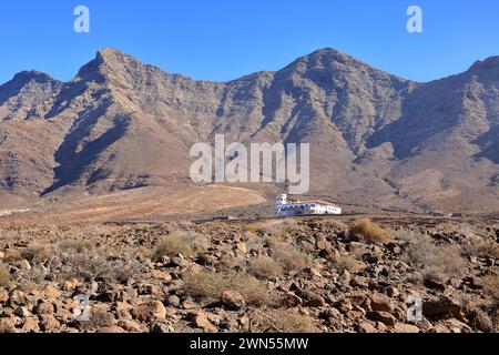 Chemin vers la Casa Villa Winter à Jandia Peninsula, Cofete, Fuertevertura, îles Canaries en Espagne Banque D'Images