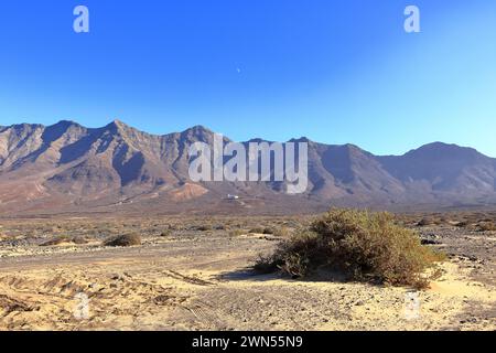 Chemin vers la Casa Villa Winter à Jandia Peninsula, Cofete, Fuertevertura, îles Canaries en Espagne Banque D'Images