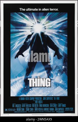 L'affiche Thing Banque D'Images