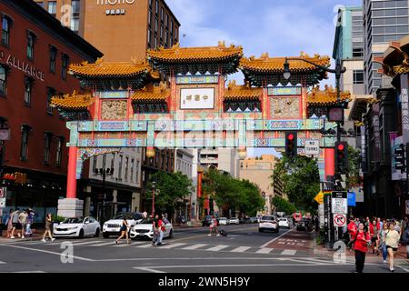 Friendly Arch à Chinatown.Washington DC.USA Banque D'Images