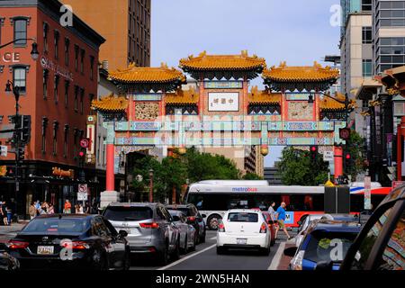 Friendly Arch à Chinatown.Washington DC.USA Banque D'Images