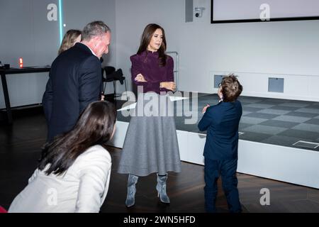 La reine Marie danoise assiste à la Journée de la rareté 2024 à Industriens Hus à Copenhague, le jeudi 29 février 2024. La Journée de la rareté est une journée internationale de sensibilisation aux maladies rares et aux handicaps. Au Danemark, il est célébré avec un grand événement tous les 4 ans. Banque D'Images