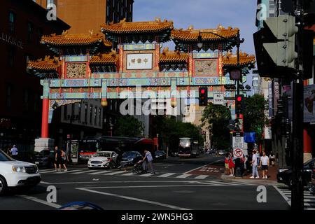 Friendly Arch à Chinatown.Washington DC.USA Banque D'Images