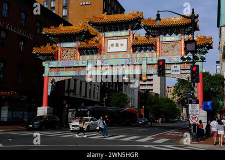 Friendly Arch à Chinatown.Washington DC.USA Banque D'Images