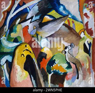 Kandinsky Wassily - improvisation 19 a (1911) Banque D'Images