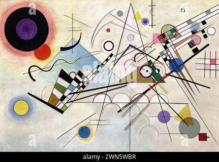 Kandinsky Wassily - composition 8 (1923) Banque D'Images
