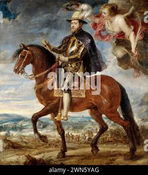 Rubens Pieter Paul - Felipe II a caballo (1629 40) Banque D'Images