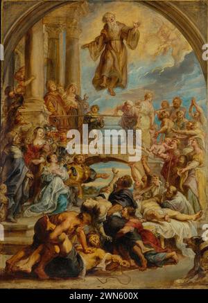 Rubens Pieter Paul - les miracles de Saint François de Paola (1627 28c.) Banque D'Images