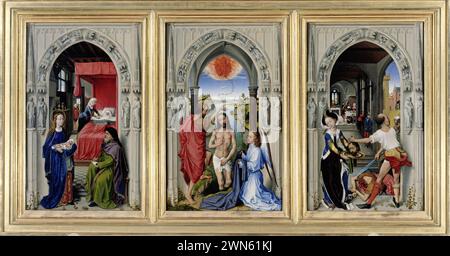 Van der Weyden Rogier - L'autel des services Jean (1455c.) Banque D'Images