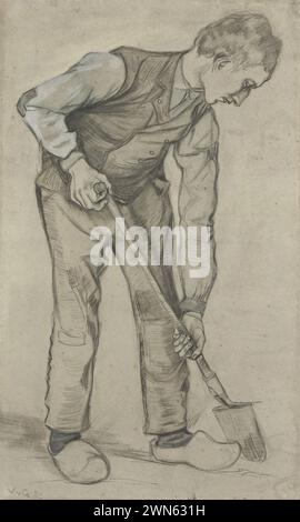 Van Gogh Vincent - Digger (1881) 01 Banque D'Images