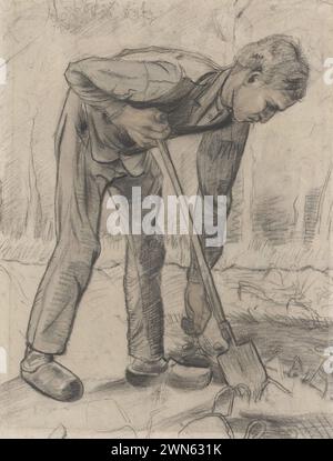 Van Gogh Vincent - Digger (1881) 03 Banque D'Images