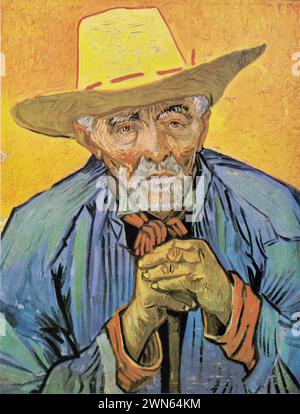 Van Gogh Vincent - Portrait de patience escalier (1888) Banque D'Images