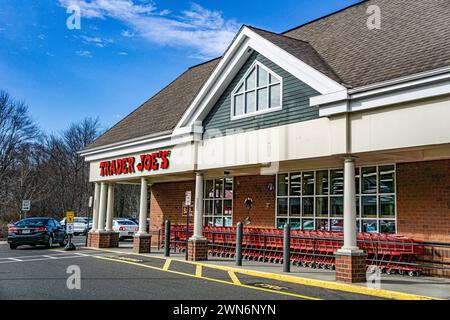 Épicerie Trader Joe, vue extérieure Banque D'Images