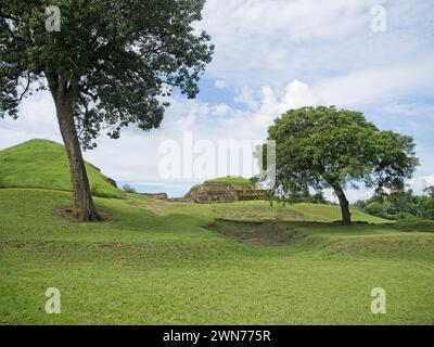 Parc archéologique de San Andrés au Salvador Banque D'Images