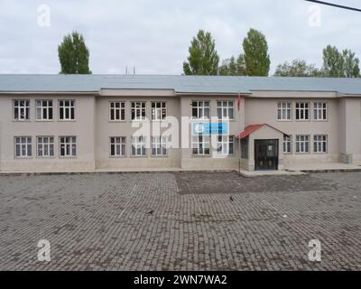 Mus, Malazgirt, Turquie, 24 octobre 2015, Ataturk Primary Old School Banque D'Images