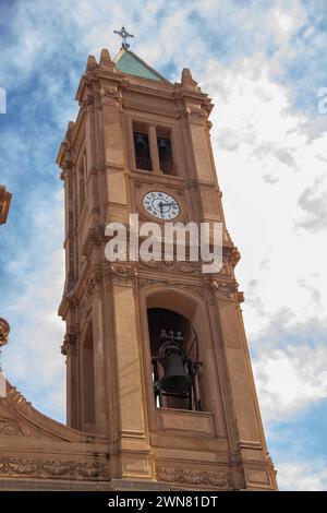 La cathédrale de San Nicola à Termini Imerese, province de Palerme, Sicile, Italie Banque D'Images