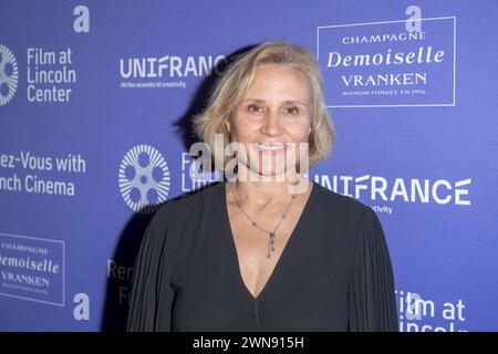 Marion Cotillard participera à la soirée d’ouverture du 29e rendez-vous avec French Cinema Showcase au Walter Reade Theater de New York, États-Unis, le 29 février 2024. (Photo de Thenews2/NurPhoto) crédit : NurPhoto SRL/Alamy Live News Banque D'Images