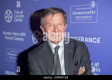 Marion Cotillard participera à la soirée d’ouverture du 29e rendez-vous avec French Cinema Showcase au Walter Reade Theater de New York, États-Unis, le 29 février 2024. (Photo de Thenews2/NurPhoto) crédit : NurPhoto SRL/Alamy Live News Banque D'Images