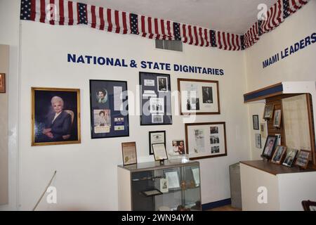 Miami, Arizona, États-Unis d'Amérique, 1/27/2024. Le Bullion Plaza Cultural Center & Museum est un travail dédié en cours. À l'origine, une école primaire publique. Banque D'Images