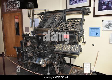 Miami, Arizona, États-Unis d'Amérique, 1/27/2024. Le Bullion Plaza Cultural Center & Museum est un travail dédié en cours. À l'origine, une école primaire publique. Banque D'Images