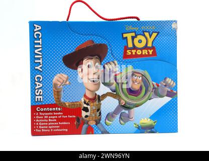 Étui d'activités Toy Story Disney Pixar Banque D'Images