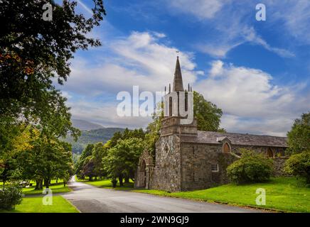 Clanbrassil Barn dans le parc forestier de Tollymore dans le comté de Down, Irlande du Nord Banque D'Images