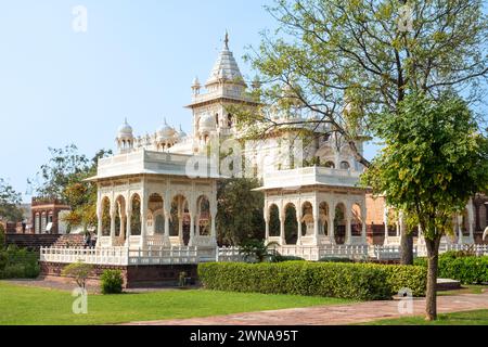 Célèbre mausolée Jaswant Thada à Jodhpur, Rajasthan, Inde. Banque D'Images