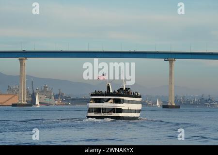 Port de San Diego et centre-ville Banque D'Images