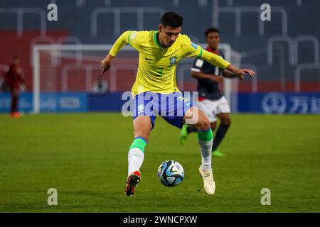 MENDOZA, ARGENTINE - 24 MAI : Jean Pedroso du Brésil lors de la Coupe du monde U20 de la FIFA, Argentine 2023 entre le Brésil et la République Dominicaine. Banque D'Images