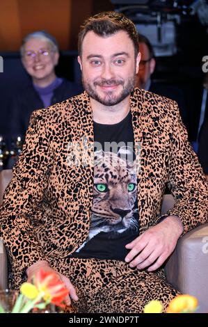 Sebastian Klussmann BEI der Aufzeichnung der NDR Talk Show im NDR Fernsehstudio Lokstedt. Hambourg, 01.03.2024 *** Sebastian Klussmann lors de l'enregistrement du Talk Show NDR dans le studio de télévision NDR Lokstedt Hamburg, 01 03 2024 Foto:xgbrcix/xFuturexImagex ndr talk0103 4332 Banque D'Images