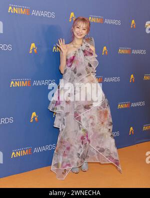 Tokyo, Japon. 02 mars 2024. La chanteuse japonaise Lisa assiste à un événement de tapis orange pour les Crunchyroll Anime Awards à Tokyo, au Japon, le 2 mars 2024. Photo de Keizo Mori/UPI crédit : UPI/Alamy Live News Banque D'Images