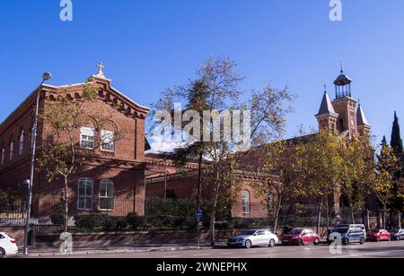 Iglesia del Hospital Niño Jesús. Madrid. España Banque D'Images